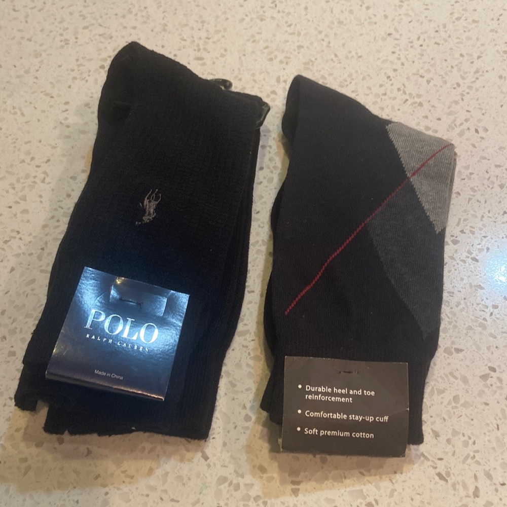 4 Pair Polo Ralph Lauren etc. trouser socks NWT